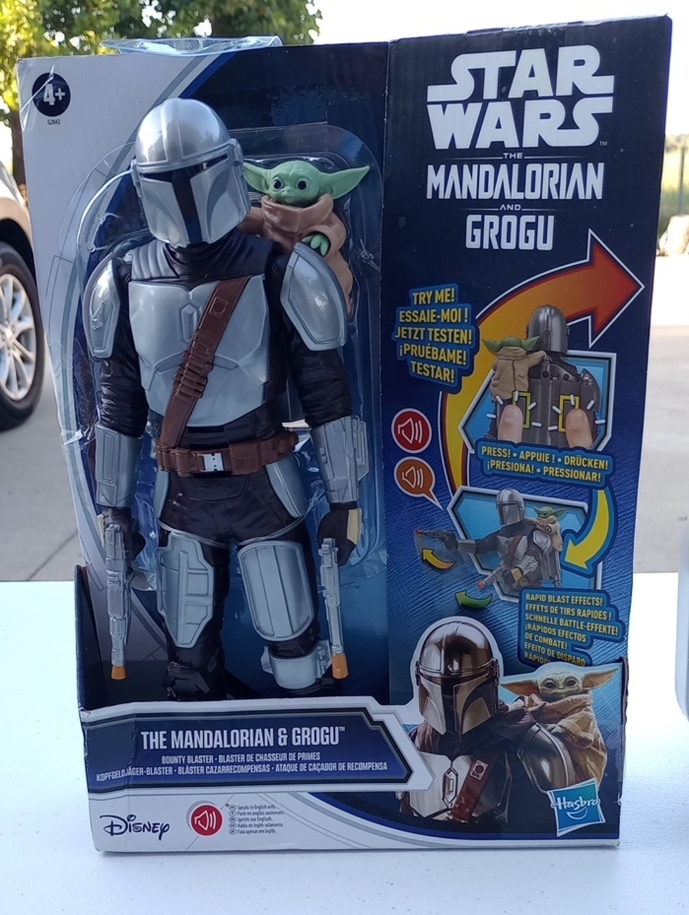 Hasbro Star Wars The Mandalorian & Grogu Action Figure - Silver & Green